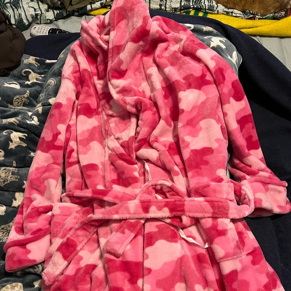 Women's plus size Sonoma plush short robe -3X